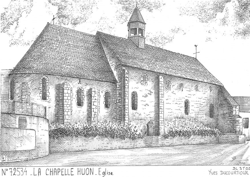N 72534 - LA CHAPELLE HUON - église